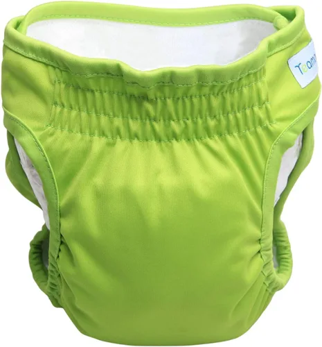 Vista 8 de Teamoy 4 piezas de pañales lavables para perras, fundas reutilizables para pañales de perras, superabsorbentes y cómodas, XS