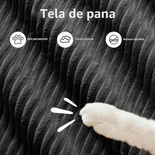 Vista 5 de Sofás seccionales de nube de pana deshuesada comprimida para sala de estar