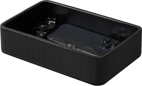 Vista 8 de Pequeña bandeja de valet para llaves, mesita de noche, organizador Beige