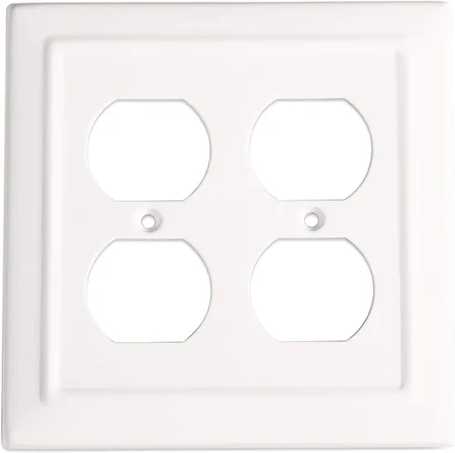Vista 7 de Monarch Abode Placa de cubierta de toma de corriente dúplex – Placas de pared de enchufe de cobre antiguo de 1 banda, placas de cubierta de toma