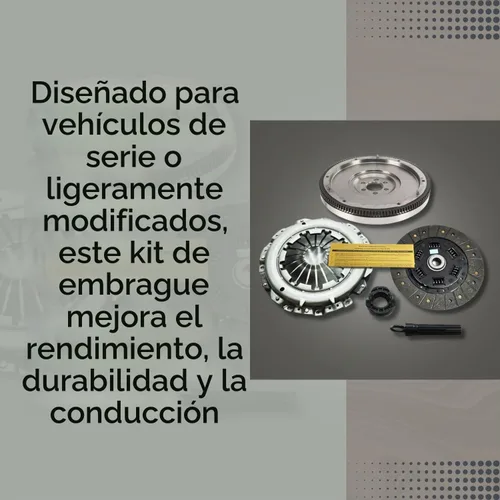 Vista 6 de EFT - Kit de embrague HD con volante para Volkswagen Beetle, Golf y Jetta GL y GLS 2.0L y motor GLS MK4 AEG SOHC 1998-2006, rendimiento