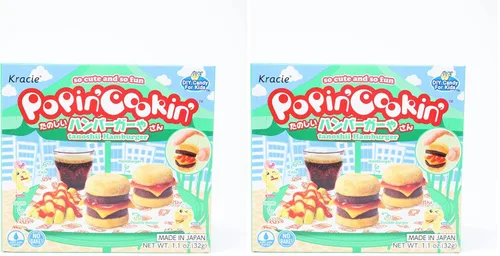Vista 2 de Kracie Popin' Cookin' Kit de hamburguesas de caramelo DIY
