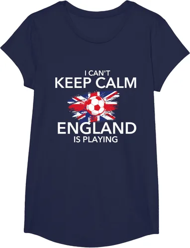 Vista 28 de I Can't Keep Calm England Is Playing - Camiseta para amantes del fútbol, Negro