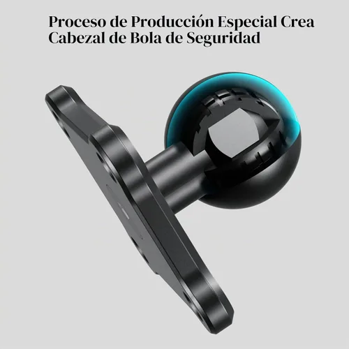 Vista 5 de BRCOVAN Base de montaje de bola de 1 pulgada con placa cuadrada AMPS de aleación de aluminio de 4 agujeros, compatible con soportes RAM tamaño B