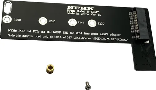 Vista 2 de BestParts M.2 NGFF M-Key NVME SSD convertidor tarjeta de reemplazo para Mac mini finales de 2014 A1347 MEGEN2 MEGEM2 MEGEQ2