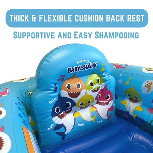Vista 2 de Nickelodeon Baby Shark Making a Splash - Bañera inflable para bebé