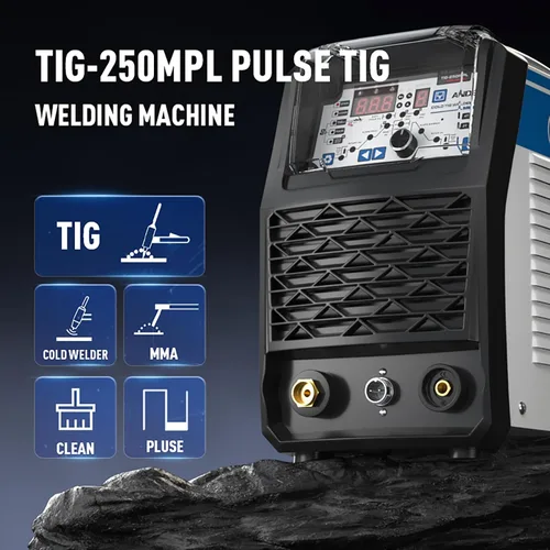 Vista 2 de ANDELI TIG Soldador multifuncional máquina de soldadura en frío con máquina de soldadura TIG en frío TIG-250MPL/TIG-250GPL (TIG-250MPL)