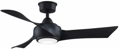 Vista 2 de Fanimation BPW8530-44BL - Juego de tres cuchillas de envoltura de 44 pulgadas, color negro