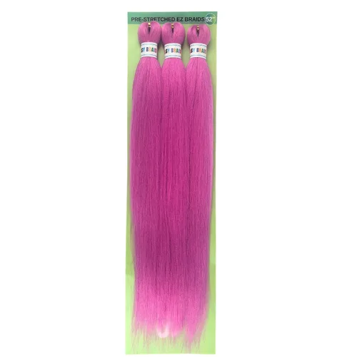Vista 23 de Pelo corto negro trenzado preestirado de 14 pulgadas para trenzas sin nudos, pelo sintético 1B trenzado para trenzas Bob Box