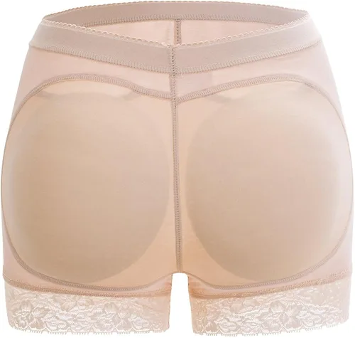 Vista 5 de KIWI RATA - Bragas de encaje acolchadas para mujer sin costura levanta glúteos
