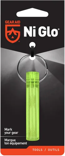 Vista 16 de GEAR AID Ni Glo 2” UV Rechargeable Glowing Keychain – Multi-Purpose Glow-in-the-Dark Accessory for Camping Azul