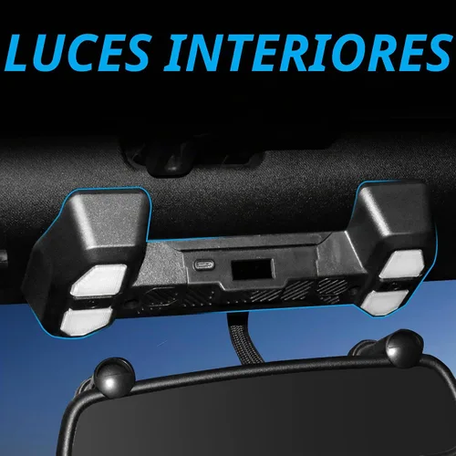 Vista 6 de sukemichi Luz Interior de Mapa Compatible con 2012-2018 Jeep Wrangler JK JKU, Luces de Lectura para Accesorios Jeep JK 2 Puertas 4 Puertas Luz