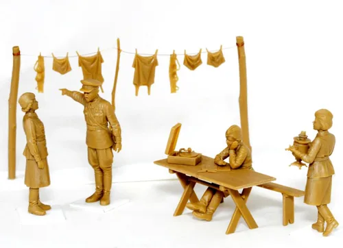 Vista 6 de ICM Modelos Soviéticos Militar Serviciomujeres 1939-1942 Kit de construcción