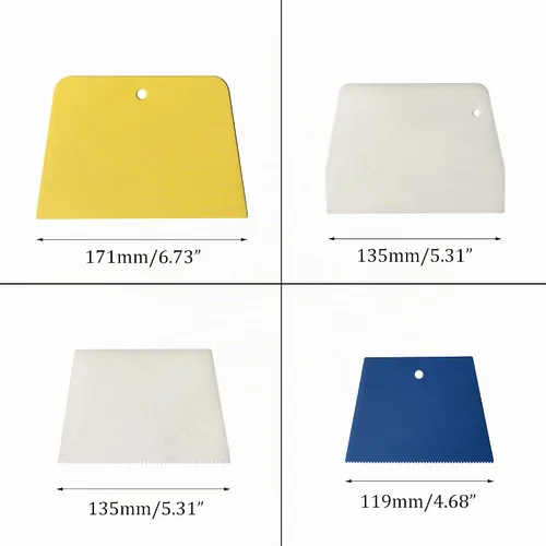 Vista 2 de Juego de espátulas de plástico para espátula, adecuado para spackling, color de pared de parches, papel tapiz, calcomanías, pintura.