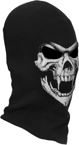 Vista 2 de Skull Ghost Mask Full Face Mask for Halloween Cosplay Party Outdoor Motorcycle Ski Snowboard Cycling Hiking