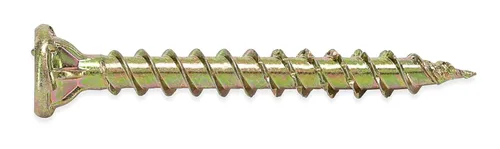 Vista 2 de Power Pro 75 tornillos interiores para madera (#8 x 1-1/2 pulgadas) Tornillos para carpintería Star Drive Sujetadores recubiertos de zinc
