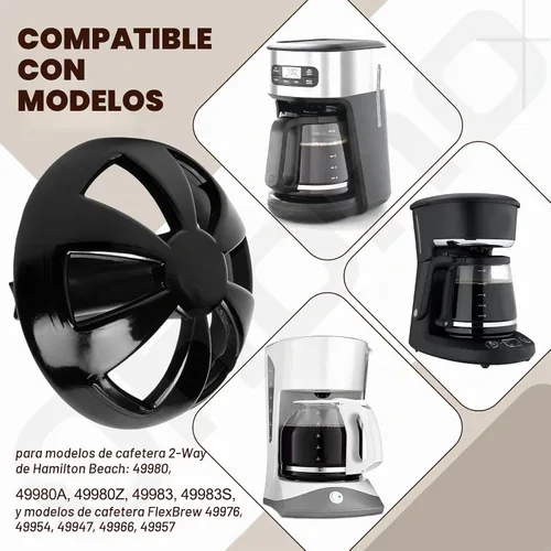 Vista 3 de Paquete de 2 válvulas de parada de agua para cafetera, cesta de cerveza para Mr. Coffee Black and Decker Hamilton Coffee Maker Parts 990117900