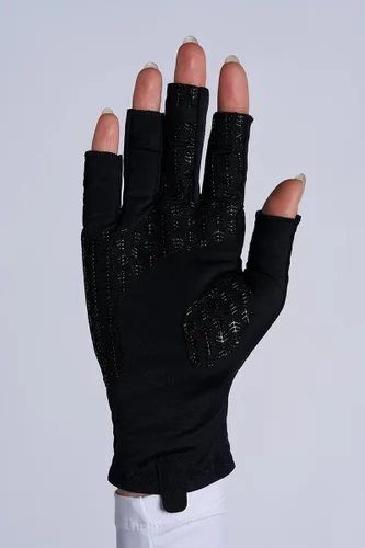 Vista 4 de Coolibar Guantes multideporte - Protección solar UPF 50+ - MaxShield Negro