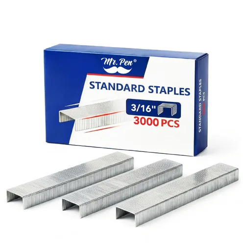 Vista 9 de Mr. Pen - Grapas para grapadora, 3000 grapas estándar, 1/4 pulgada, capacidad de 35 hojas (26/6) 35 Sheet Capacity (26/6), Ideal for Desk