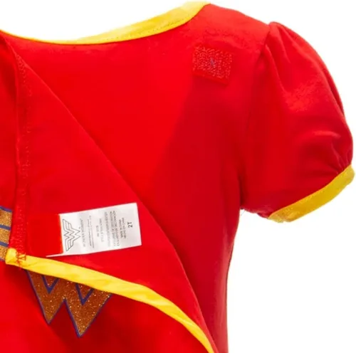 Vista 9 de DC Comics - Vestido de disfraz de tul para mujer y niña de la Liga de la Justicia de la Justicia conjunto de 3 piezas para bebés a niños grandes