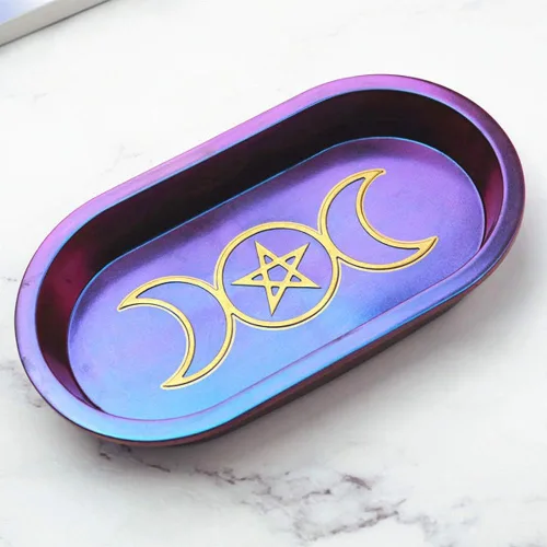 Vista 4 de Molde de resina de silicona con forma de estrella y luna, molde de fundición de resina epoxi, soporte para velas, plato de almacenamiento de joyas