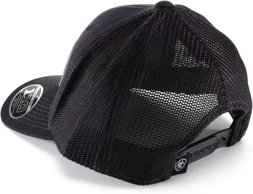 Vista 5 de ARIAT Gorra de malla Flexfit 110 para hombre, gorra clásica ajustable para comodidad durante todo el día