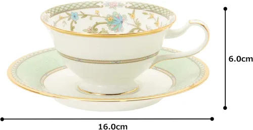 Vista 7 de Noritake Juego de platos Yoshino para té y café, Y6988/9983 (importación de Japón)