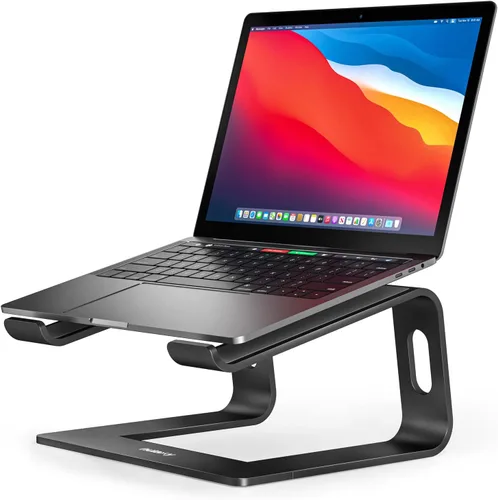 Vista 9 de Nulaxy - Soporte completo de aluminio para laptop, soporte estable de hasta 22 libras, refrigeración abierta Detachable for Portable Storage, Easy