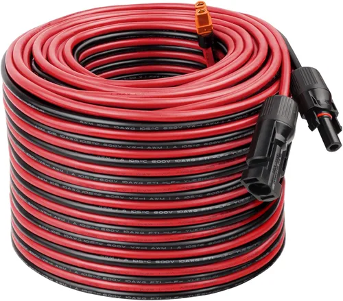 Vista 15 de MOOKEERF Cable solar a XT60i – 2 piezas de panel solar de 2 pies a XT60i adaptador adaptador cable de extensión para estación de energía portátil