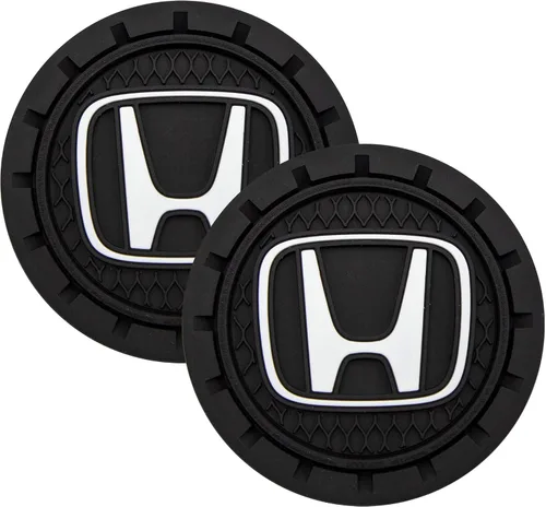 Vista 2 de Plasticolor 000675R01 - Posavasos para automóvil, camión, SUV, 2 unidades, color negro