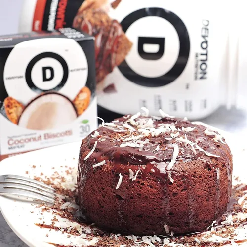 Vista 6 de Devotion Nutrition Proteína en Polvo Brownie Batter – Mezcla de 20g de Proteína Aislada de Suero y Caseína – Sin Azúcar Añadido, Bajo