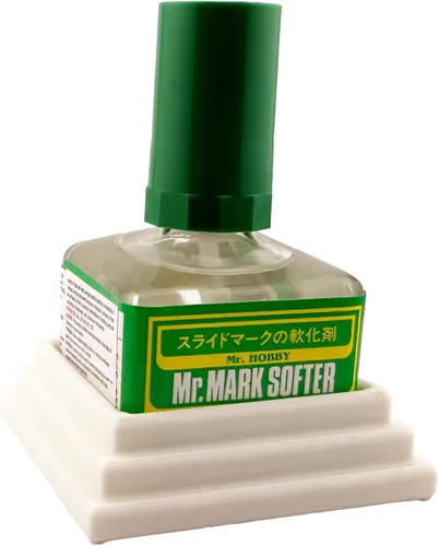 Vista 7 de Jeff Did It! Soporte cuadrado de cemento con pegamento para botella compatible con Mr Hobby cemento Setter Weathering y otras botellas cuadradas Mr