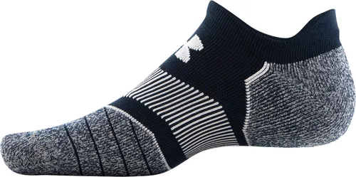 Vista 3 de Under Armour Calcetines unisex para adultos, con pestañas invisibles, 2 pares