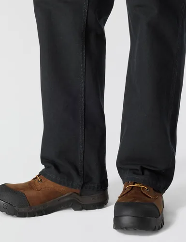 Vista 7 de Carhartt Pantalón de trabajo utilitario de lona lavada de corte holgado para hombre Negro