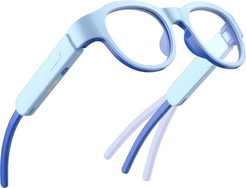 Vista 10 de Gafas de luz azul para niños con audio Bluetooth, gafas inteligentes, luz RGB de 7 colores, regalos de gafas inteligentes para niños