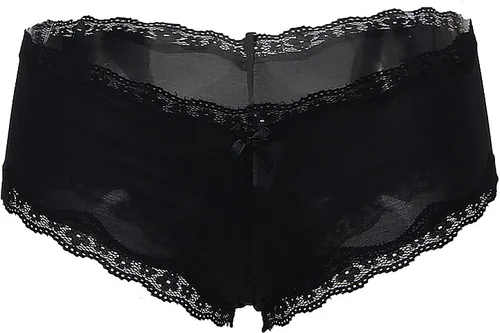 Vista 5 de comeondear Ropa interior atrevida para mujer, con ribete de encaje, bragas