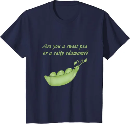 Vista 27 de ¿Eres un guisante dulce o edamame salado? Camiseta, Negro