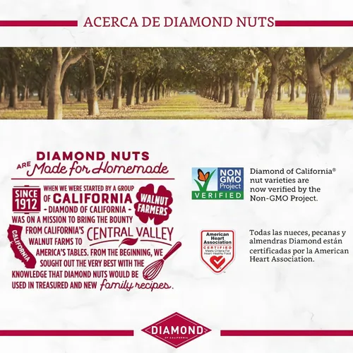 Vista 3 de Nueces pecanas picadas Diamond of California 8 oz