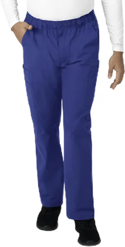Vista 22 de Carhartt Ropa quirúrgica para hombre, Force Essentials, pantalones cargo de pierna recta, con 9 bolsillos Negro
