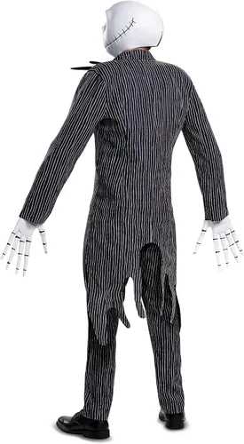 Vista 2 de Disfraz de Jack Skellington Prestige para hombre, Negro