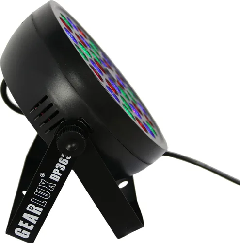 Vista 7 de Gearlux DP363 36 LED 1 vatio RGB tres en una luz de etapa LED