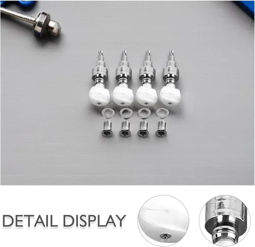 Vista 3 de 4 unids Banjo Tuning Pegs Tuners String Key Banjo Piezas Accesorios Tuning Kit Máquina Cabeza Tuner Peg para Guitarra Piezas de Repuesto