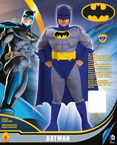 Vista 5 de Rubie's Batman Deluxe Muscle Chest Child's Costume