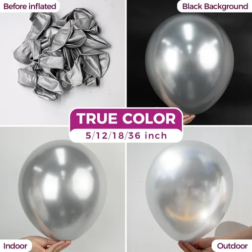 Vista 312 de Bezente Globos Naranjas de Látex para Fiestas - Paquete de 150 Globos de Helio Naranjas Mate Pequeños de 5 Pulgadas para Decoraciones de Fiestas