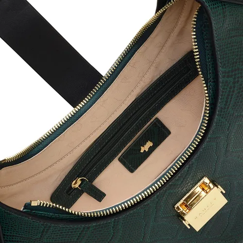 Vista 3 de RADLEY London Winter Place - Serpiente sintética - Hombro mediano con cremallera, Cedro