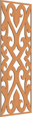 Vista 57 de Keene Paneles de pared decorativos de madera con calado, 9 3/8 pulgadas de ancho x 24 3/8 pulgadas de alto x 1/4 de alto, abedul Birch