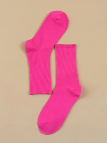 Vista 3 de SHENHE Calcetines deportivos acolchados de punto acanalado para mujer