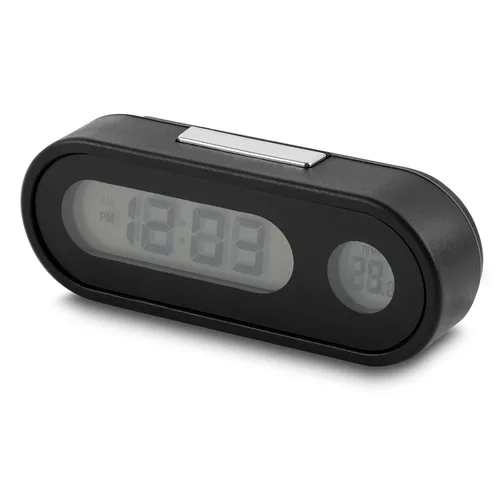 Vista 2 de Reloj de tiempo de coche Termómetro de coche Smart LED Digital Display Termómetro electrónico con retroiluminación