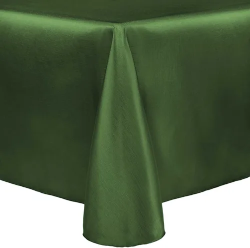 Vista 25 de ULTIMATE TEXTILE Majestic - Mantel ovalado reversible Shantung Satin (52 x 70 pulgadas), color azul marino