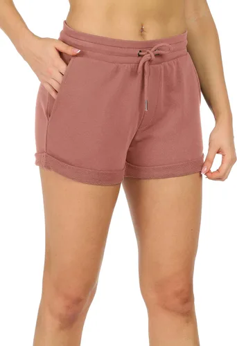 Vista 2 de icyzone - Pantalones cortos de deporte para mujer, de algodón - Pantalones cortos deportivos de algodón para correr, atléticos